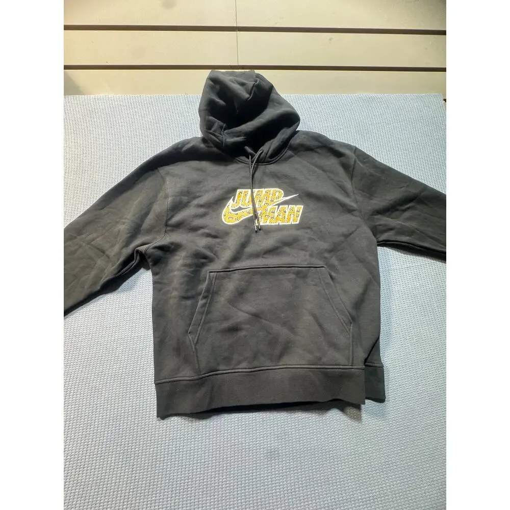 Nike JORDAN Flight Heritage Men's Hoodie Sz‎ M Black Brand New